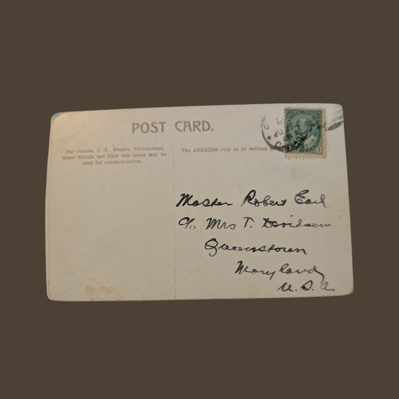 6/$15 Vintage Postmarked 1908 Break Neck Steps Quebec City 1¢ Stamp Postcard - Picture 2 of 3